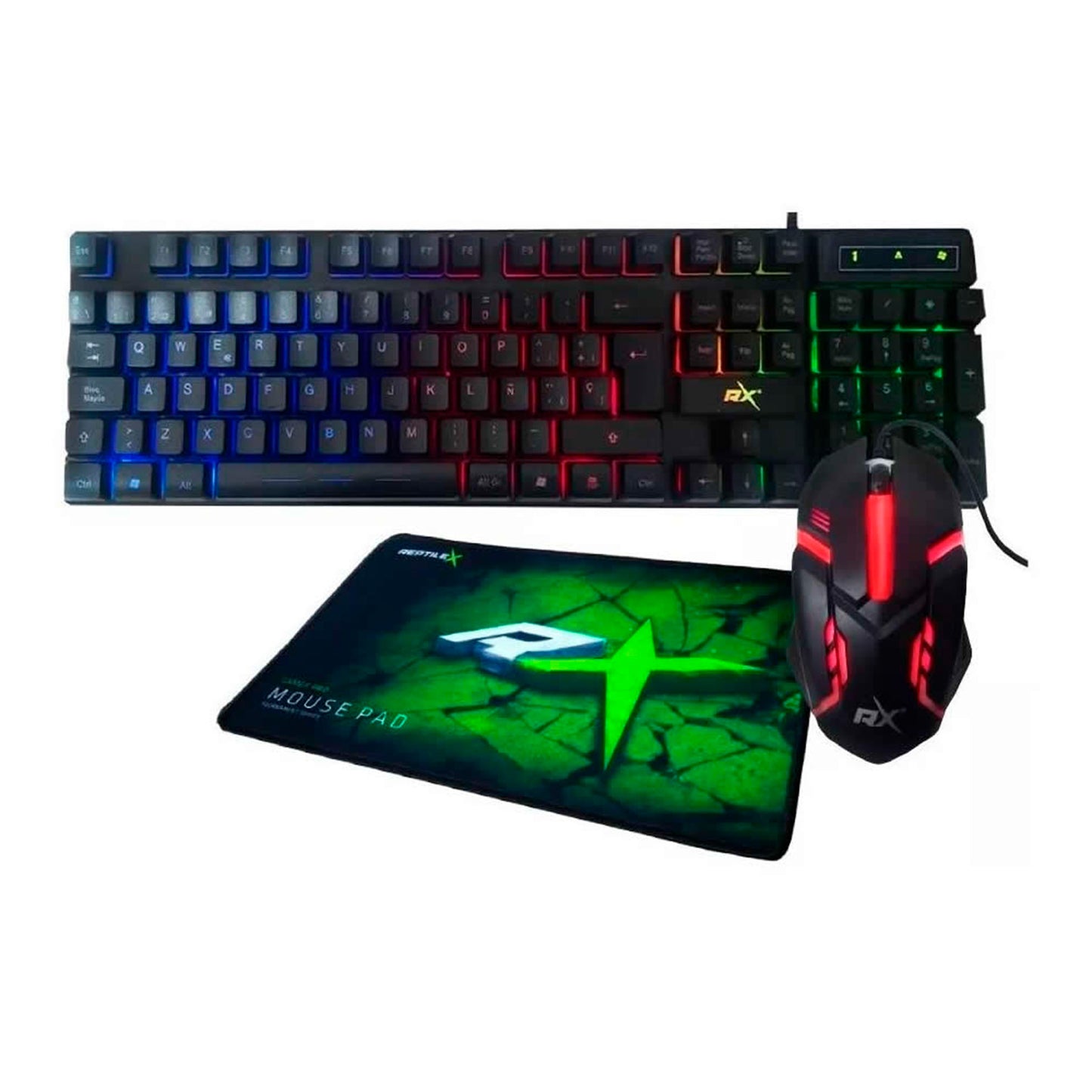 Kit Gamer 3 en 1 Teclado Mouse y Pad