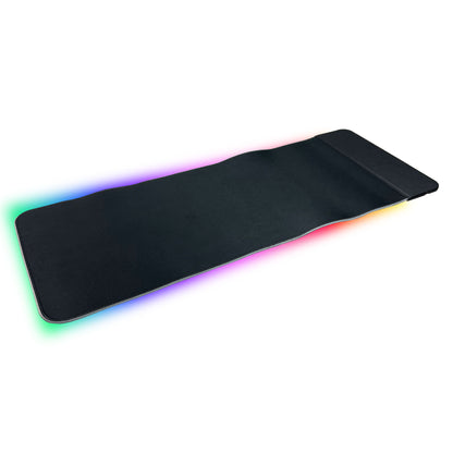 Alfombrilla Gamer Led Rgb Usb 80x30cm