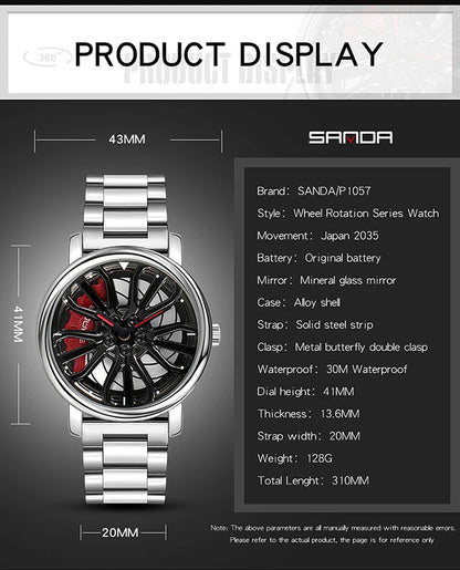 Reloj de Rin de auto SANDA