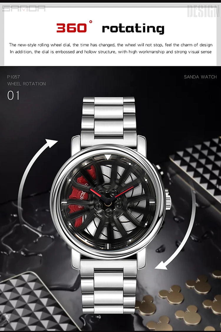 Reloj de Rin de auto SANDA